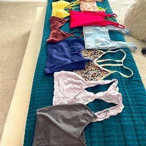 Lot of XS/S tanks - free people, anthropology misc other brands